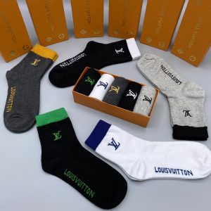 Louis Vuitton mid-calf casual business socks#3