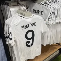 Real Madrid home jersey No. 9 Mbappe No. 5 Bellingham player version football uniform high quality