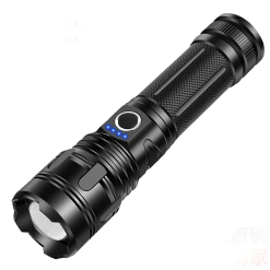 Outdoor zoom emergency strong light flashlight